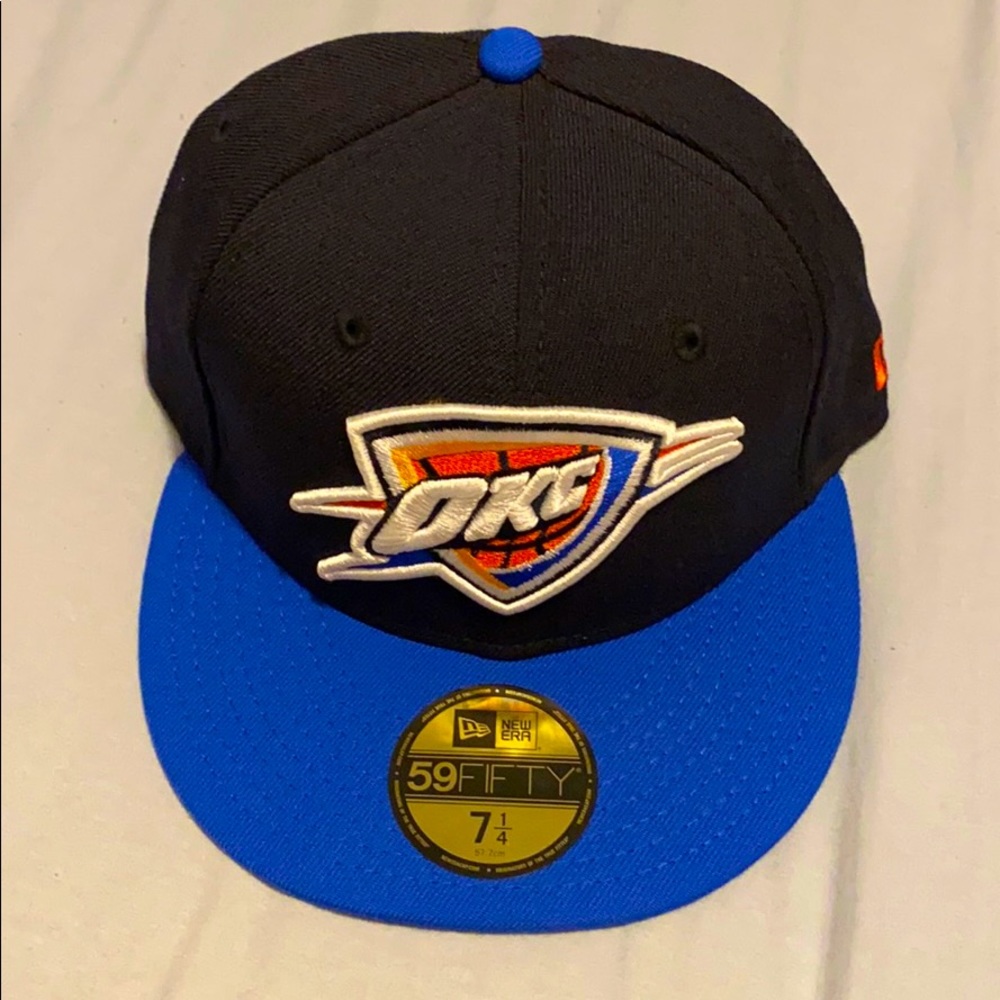 OKC Thunder New Era Fitted “Grey Underbrim”